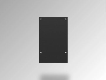 Seitenkappe für den Statikträger – Abdeckung aus Aluminium für Terrassenüberdachungen.