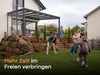ALUFUCHS | Terrassenüberdachung - Wandgebunden / Classic / VSG Glas Klar (8mm)